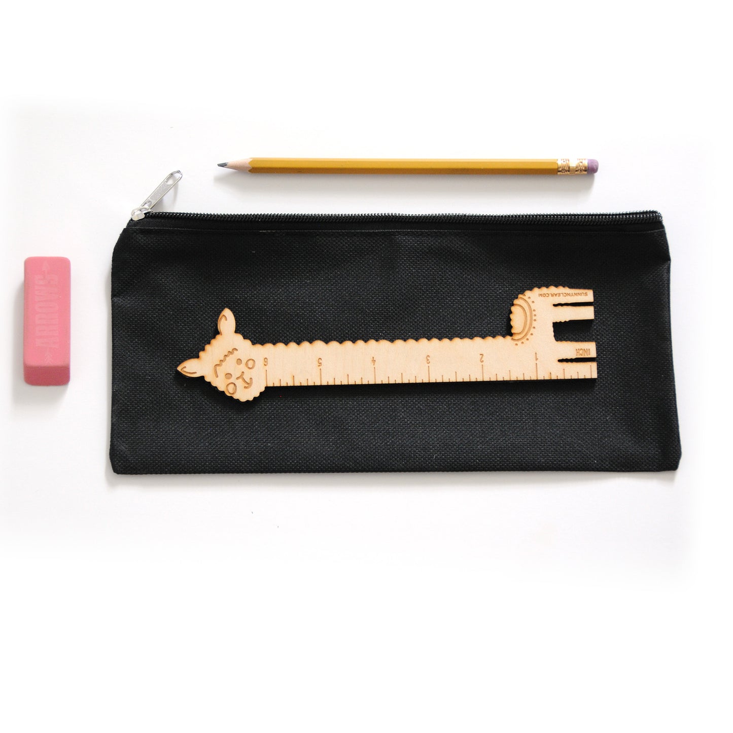 Cute Animal Rulers, Set of 2, Kids Back to School, Stocking Stuffer