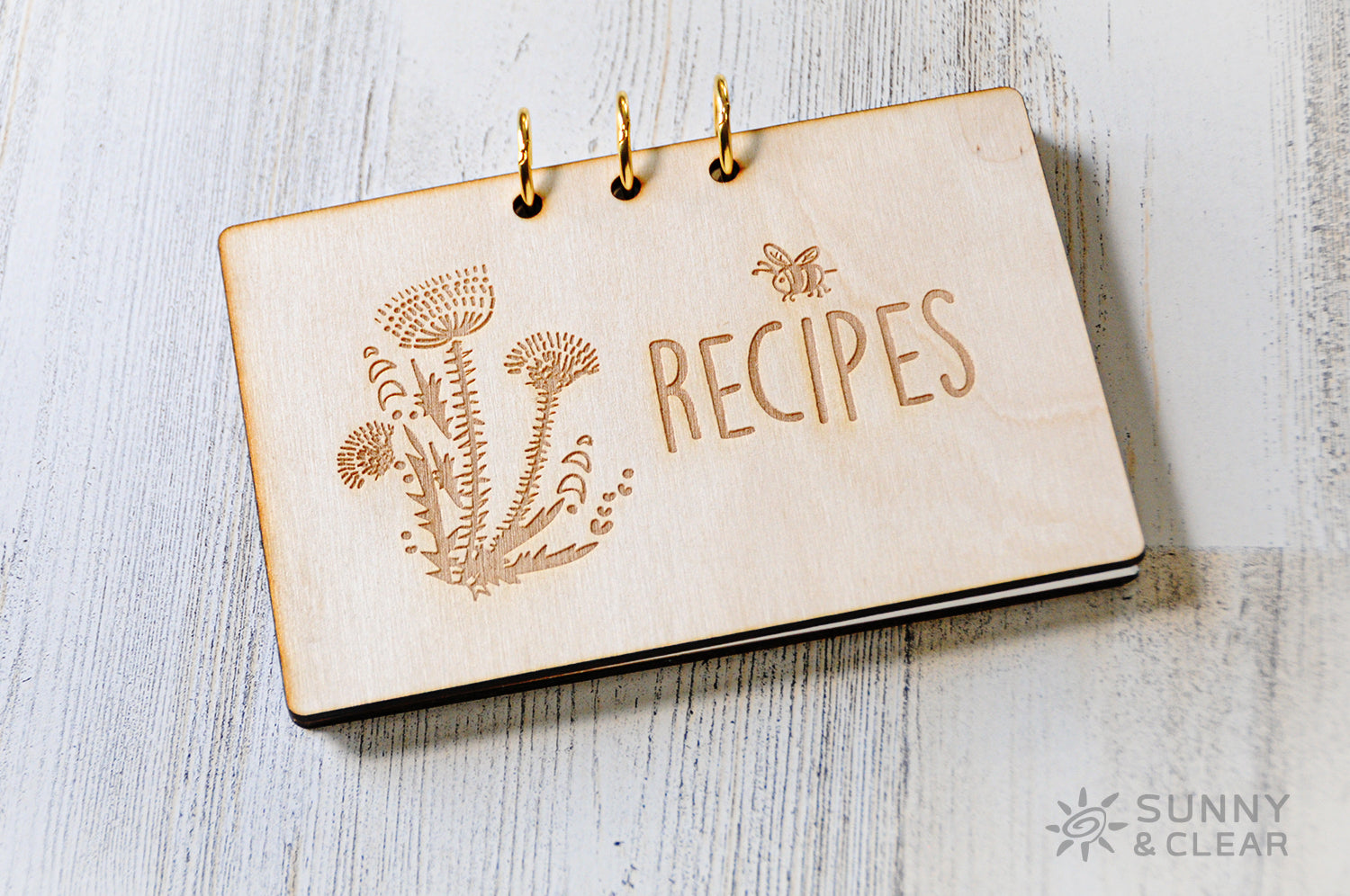 Thistles, Recipe Card Binder, 4x6 – Sunny & Clear