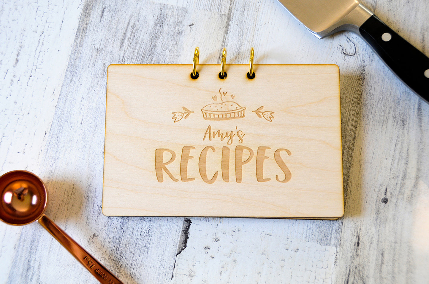 Pie, Recipe Card Binder, 4x6 Personalized