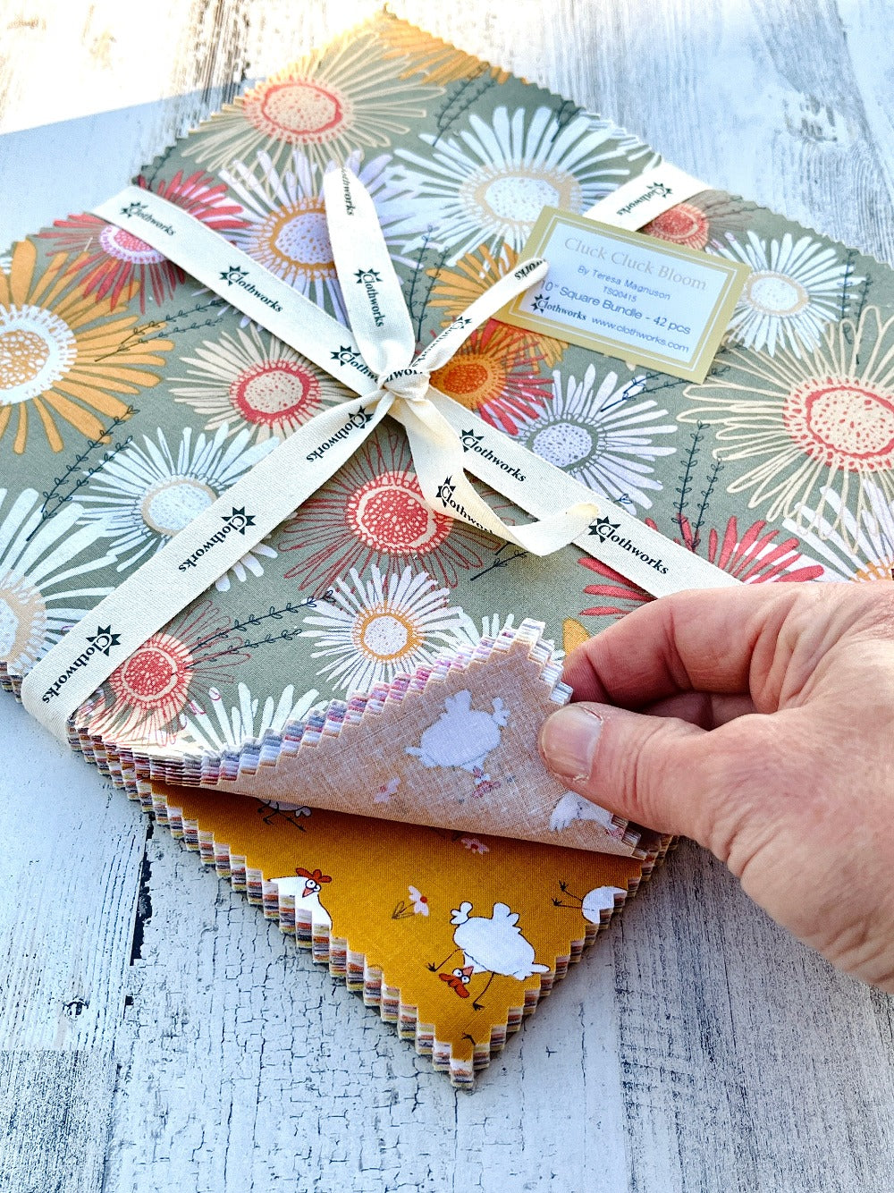 10" Squares Bundle - Cluck Cluck Bloom