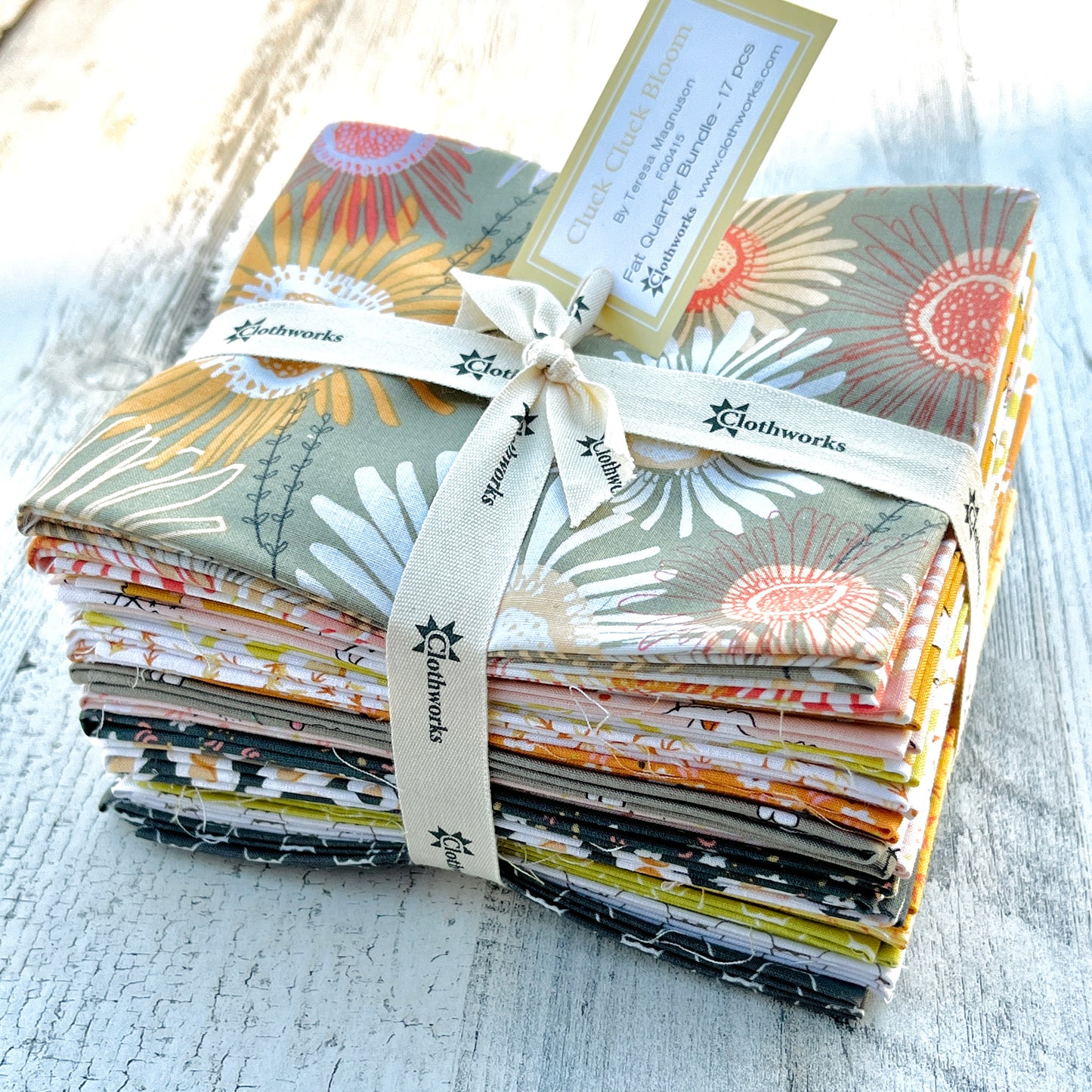 Fat Quarter Bundle - Cluck Cluck Bloom