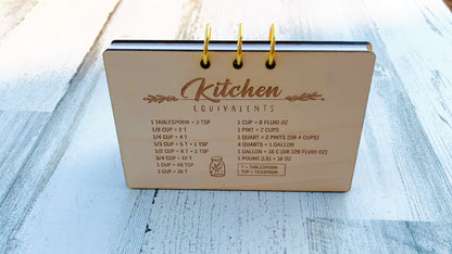 Kitchen Equivalents, Recipe Card Binder, 4x6