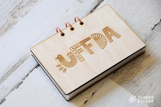 UFFDA, Recipe Card Binder, 4x6