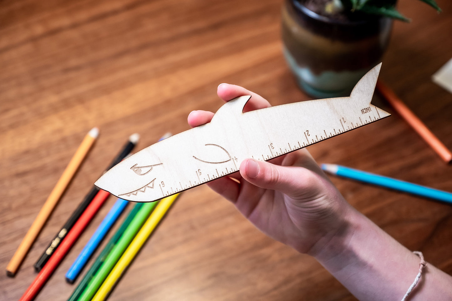 Cute Animal Rulers, Set of 2, Kids Back to School, Stocking Stuffer