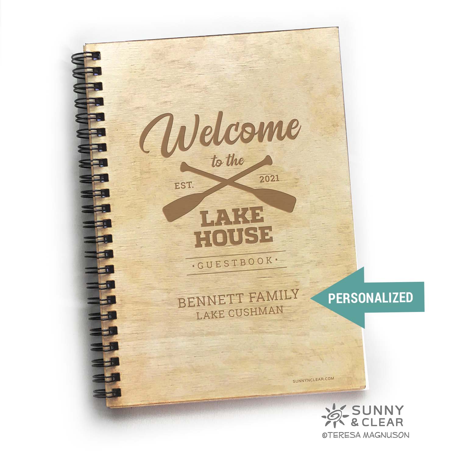 Lake House Guest Book: Welcome Visitor Guest Book for Vacation Home
