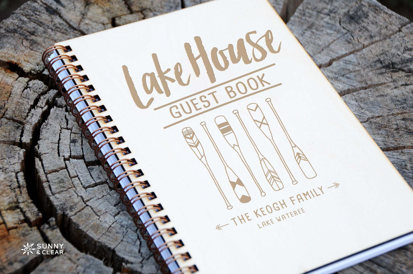 Lake House Bundle - Welcome Book Binder + Guest Book Set + Wifi Sign, VRBO AirBNB