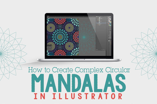 how to create complex circular mandalas in illustrator by teresa magnuson