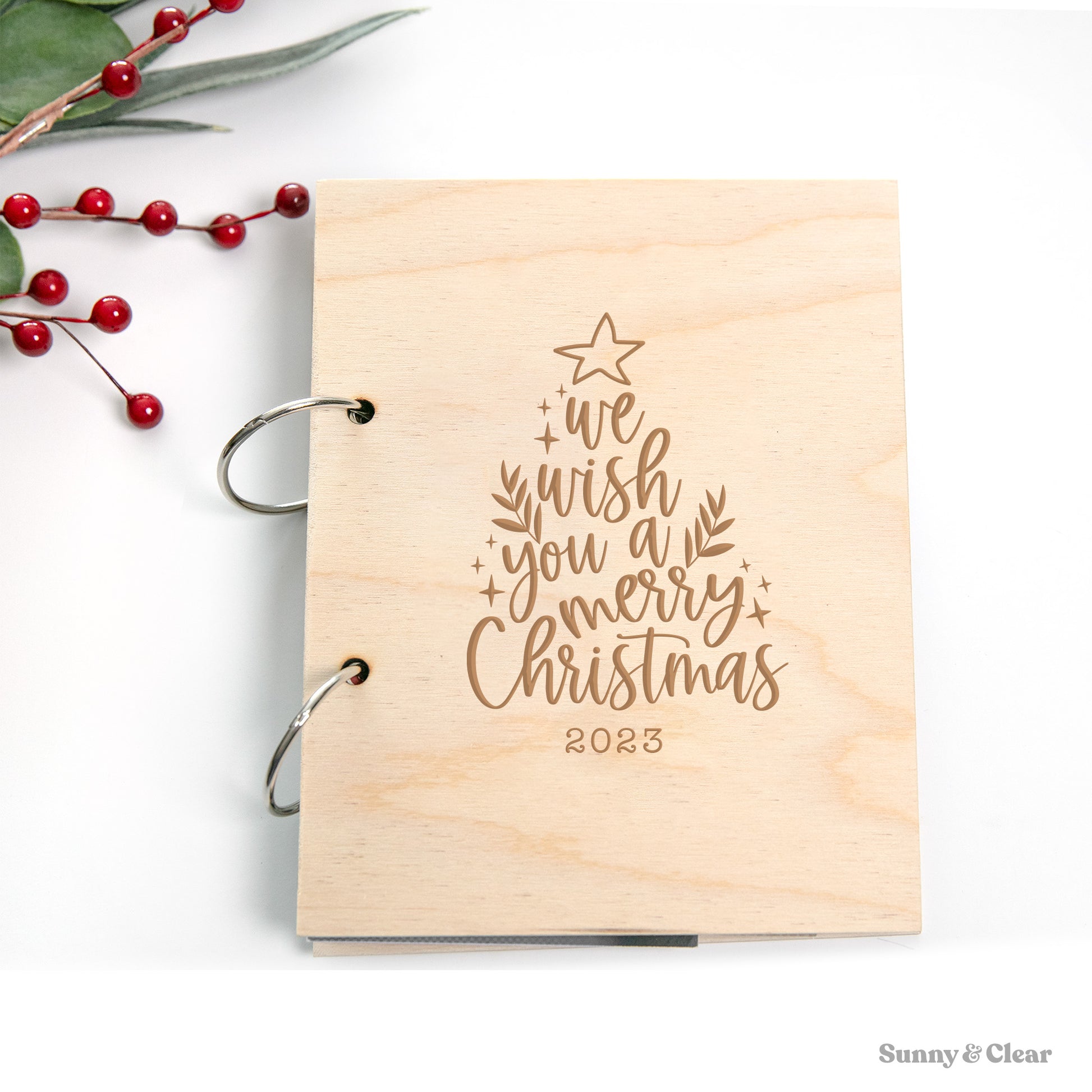 christmas card binder Christmas Card Album | Holiday Keepsake