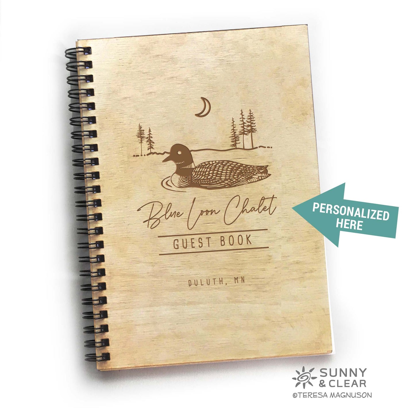 Winery Guest Book, Wine Story, AirBNB, Laser Engraved, Personalized